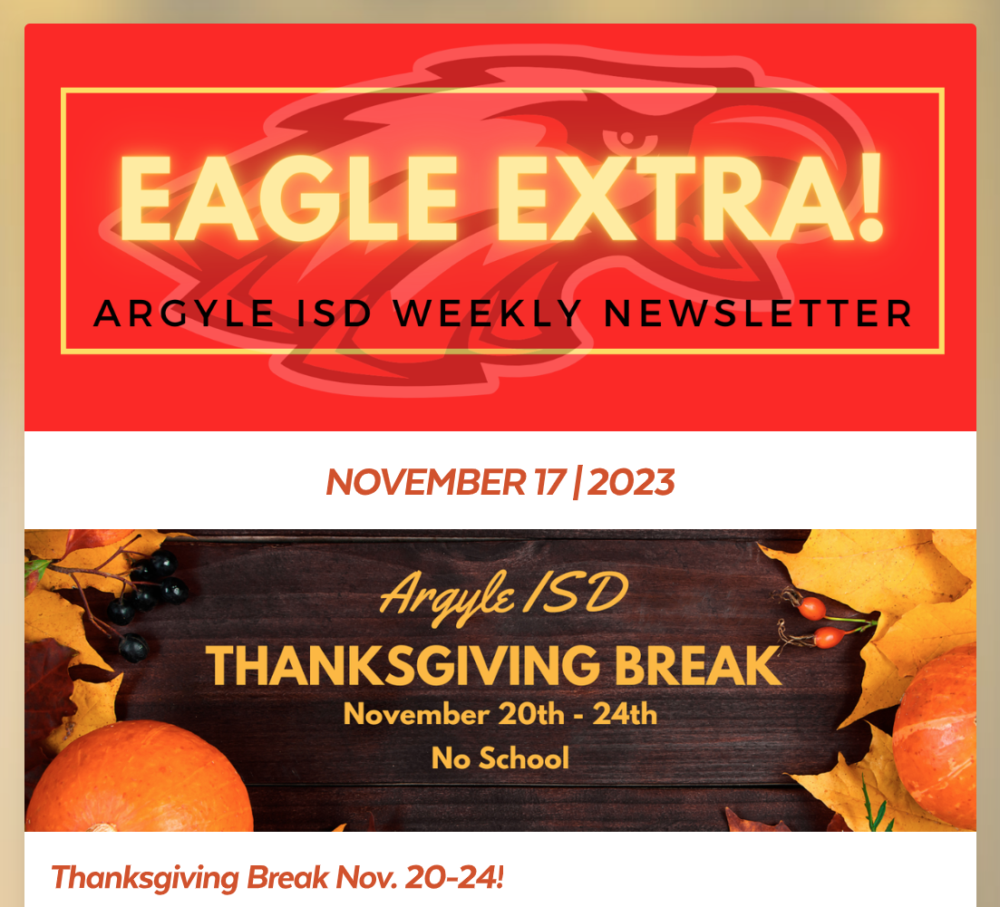  eagle extra thanksgiving